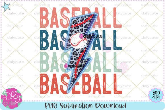 Baseball Game Day Stacked Sublimation Design Review
