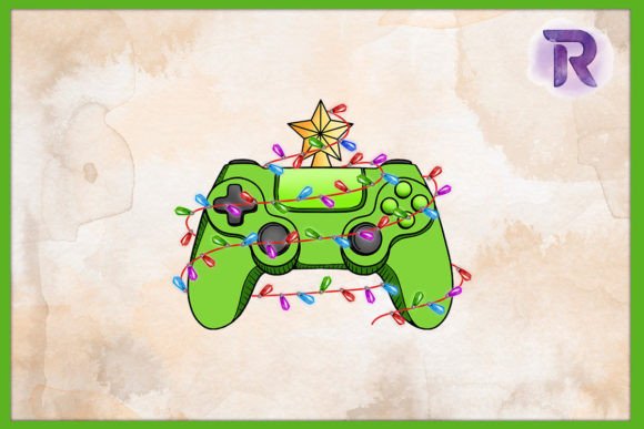 Christmas Tree Game Controller PNG Graphics & Crafts