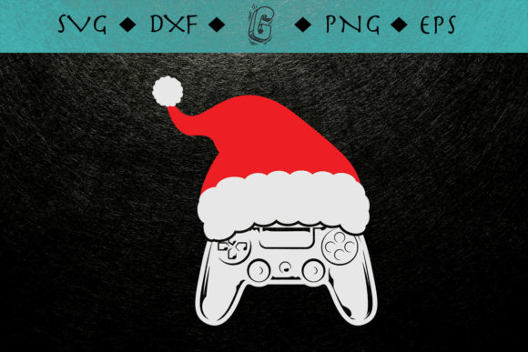 Christmas Video Game Controller Graphics & Print Templates