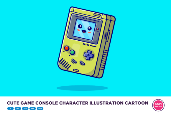 Cute Game Console Character Illustration: A Pro Embroidery Review