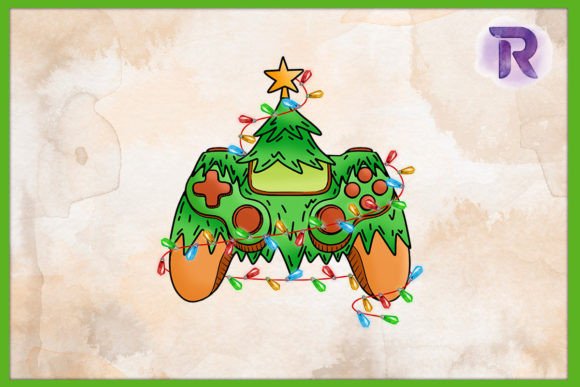 Game Controller Christmas Tree PNG: A Graphics & Crafts Review for Brand Designers