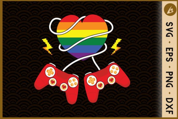 Game Controller Couple Rainbow Heart: A Designer's Review