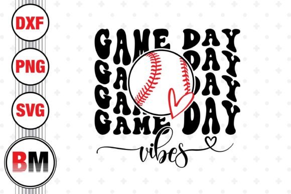 Game Day Baseball Vibes: Graphics for Crafts & Branding