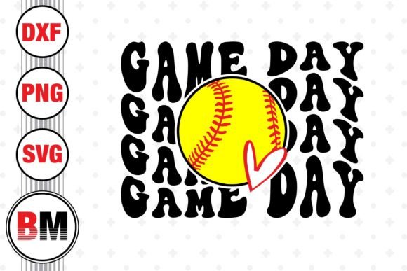 Game Day Softball Graphics for Brand Identity