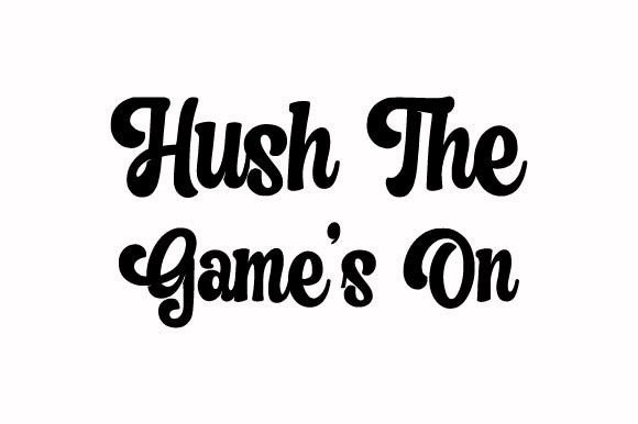 Hush the Game s on: Football SVG Graphics for Crafts