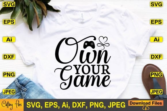 Own Your Game SVG Design: Graphics & Crafts Review