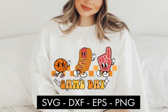 Retro Basketball Game Day SVG PNG Cut Fi